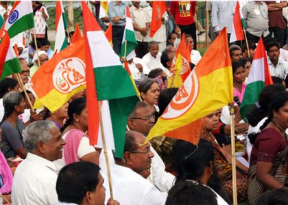 Strike action in ports of India